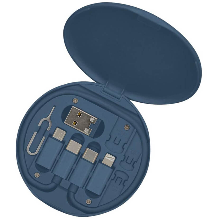 Tavira @memorii Recycled Multi-Cable Set Blue Open