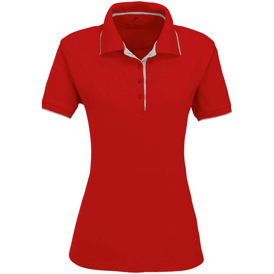 Ladies Wentworth Golf Shirt Red