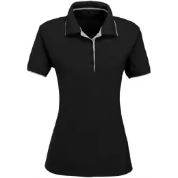 Ladies Wentworth Golf Shirt Black Image