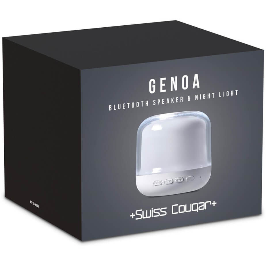 Swiss Cougar Genoa Bluetooth Speaker & Night Light Box