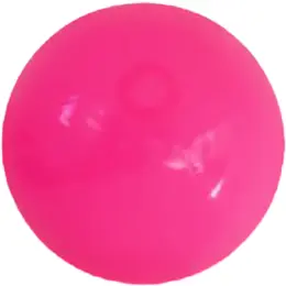 50cm Solid Colour Beach Ball Pink Unbranded Image