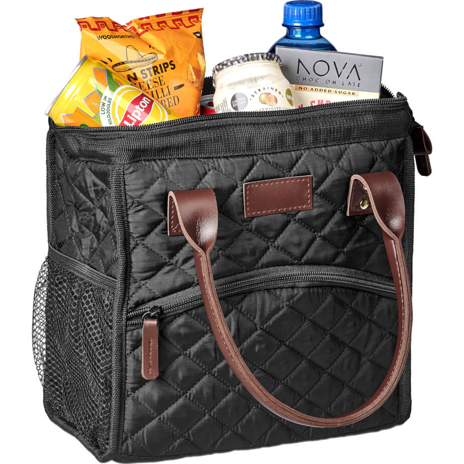 Kate Quilted 12-Can Lunch Cooler Display
