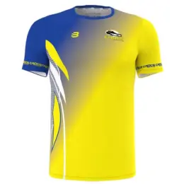 Unisex 160g Birdseye Crew Neck Sublimated T-Shirt Yellow Image
