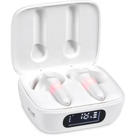 Swiss Cougar Los Angeles TWS Earbuds Solid White Open