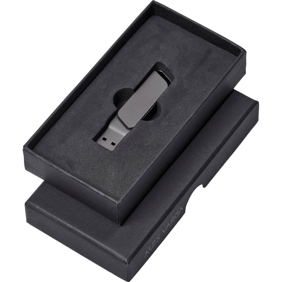 Alex Varga Atraxia Dual Flash Drive Gift Box Open