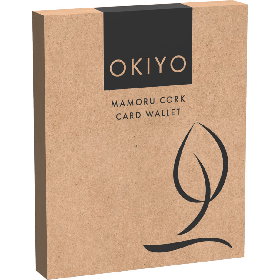 Okiyo Mamoru Cork Card Wallet Gift Box