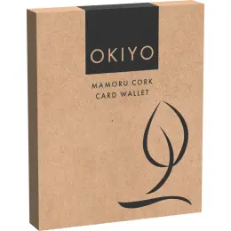 Okiyo Mamoru Cork Card Wallet Gift Box