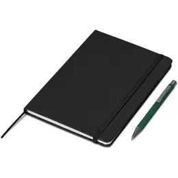 Hibiscus Notebook & Pen Set Dark Green