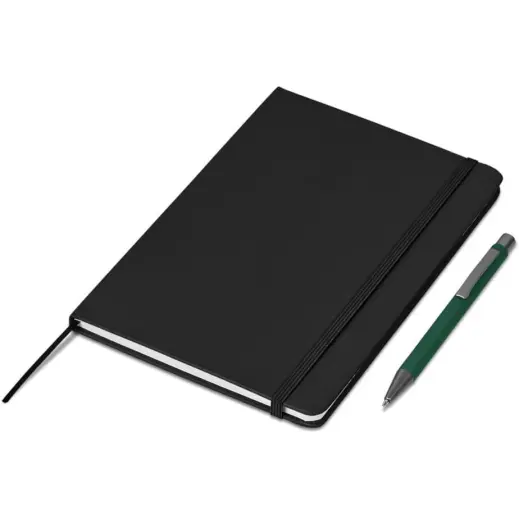 Hibiscus Notebook & Pen Set Dark Green
