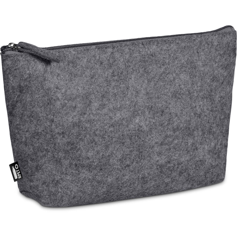 Okiyo Kesho Recycled PET Felt Mini Cosmetic Bag Side