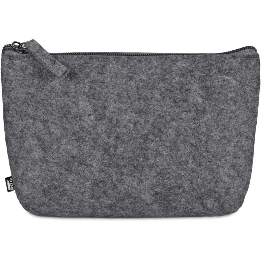 Okiyo Kesho Recycled PET Felt Mini Cosmetic Bag Front