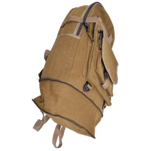 Rugged Backpack Brown Expandable Base