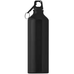750ml Aluminium Water Bottle Black Image