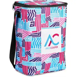 Hoppla Chiller 16-Can Cooler Bag Branded Angle Image