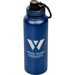 Slazenger Hooper Stainless Steel Vacuum Water Bottle Branded Image