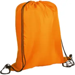 Lightweight Drawstring Bag 210D Orange Image
