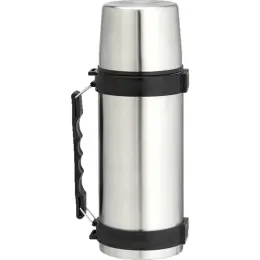 1l Stainless Steel Travel Flask with Carry Handle Image