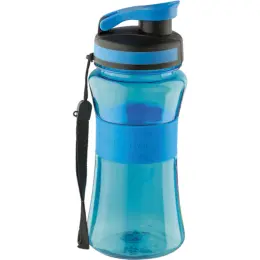 500ml Silicone Band Water Bottle Blue