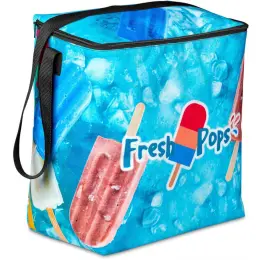 Hoppla Alps RPET 27-Litre Cooler Branded Angle Image