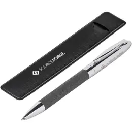 Oakridge Ball Pen In Pouch Grey Display Image