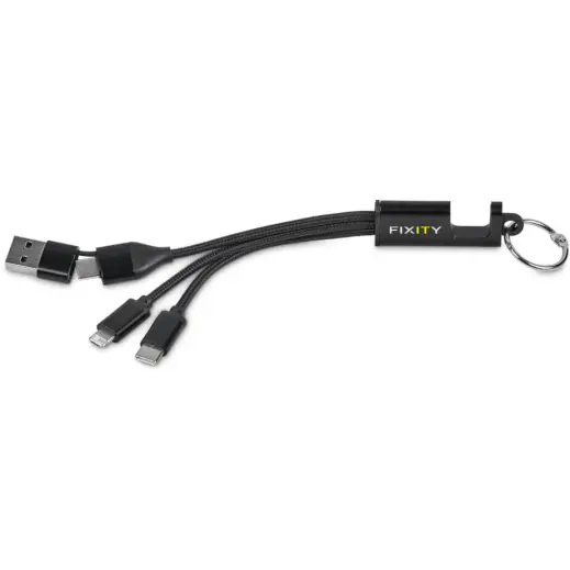 Furban 4-In-1 Charging Cable With Phone Stand Branded
