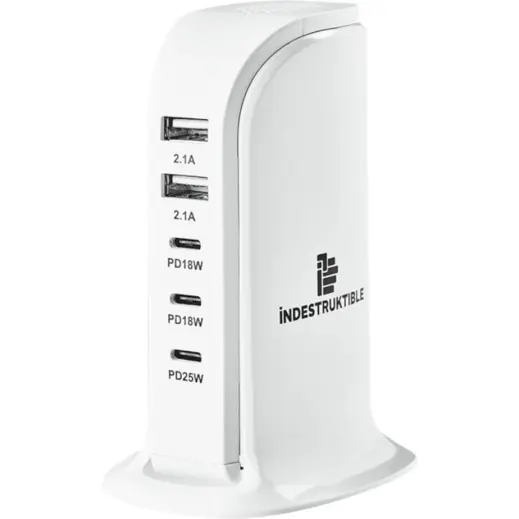 IND 5 Port P.D USB Gan Charger Display