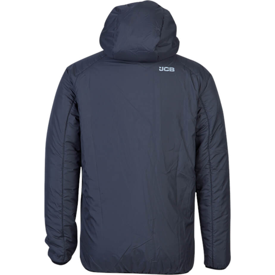 JCB Geotherm Padded Jacket Back View