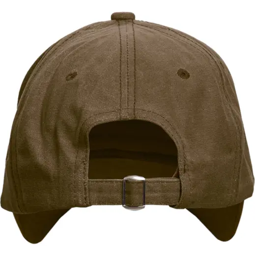 6 Panel Barron Washed Oil Skin Cap Back