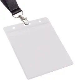 PVC Lanyard Pouch - 9.5cm x 13cm Display Image