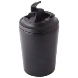 Stealth 350ml Coffee Cup Black Lid Open Image