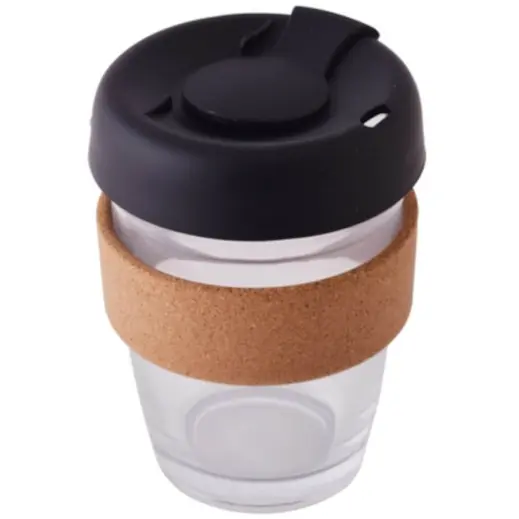 Brew Mate 300ml Coffee Mug Black Closed
