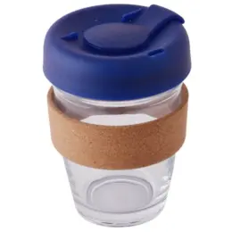 Brew Mate 300ml Coffee Mug Blue Closed Image