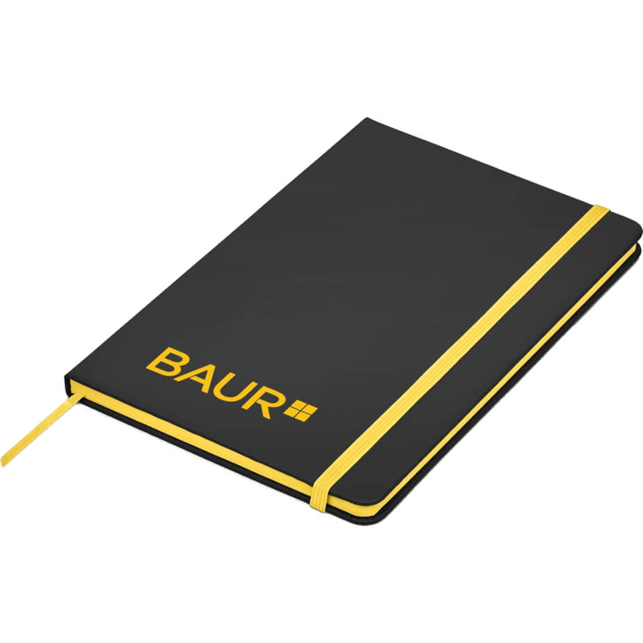 Altitude Sigma A5 Hard Cover Notebook Yellow Branded
