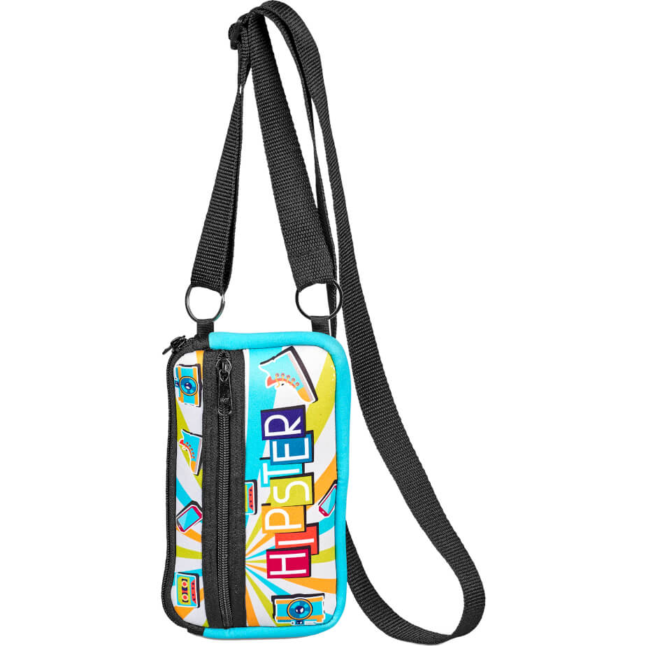 Hoppla Paarl Neoprene Cell Phone Pouch Branded Back