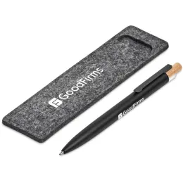 Okiyo Mimo Recycled Aluminium Ball Pen Branded Image