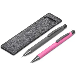 Omaha Ball Pen & Pencil Set Pink