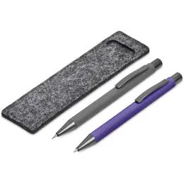 Omaha Ball Pen & Pencil Set Purple