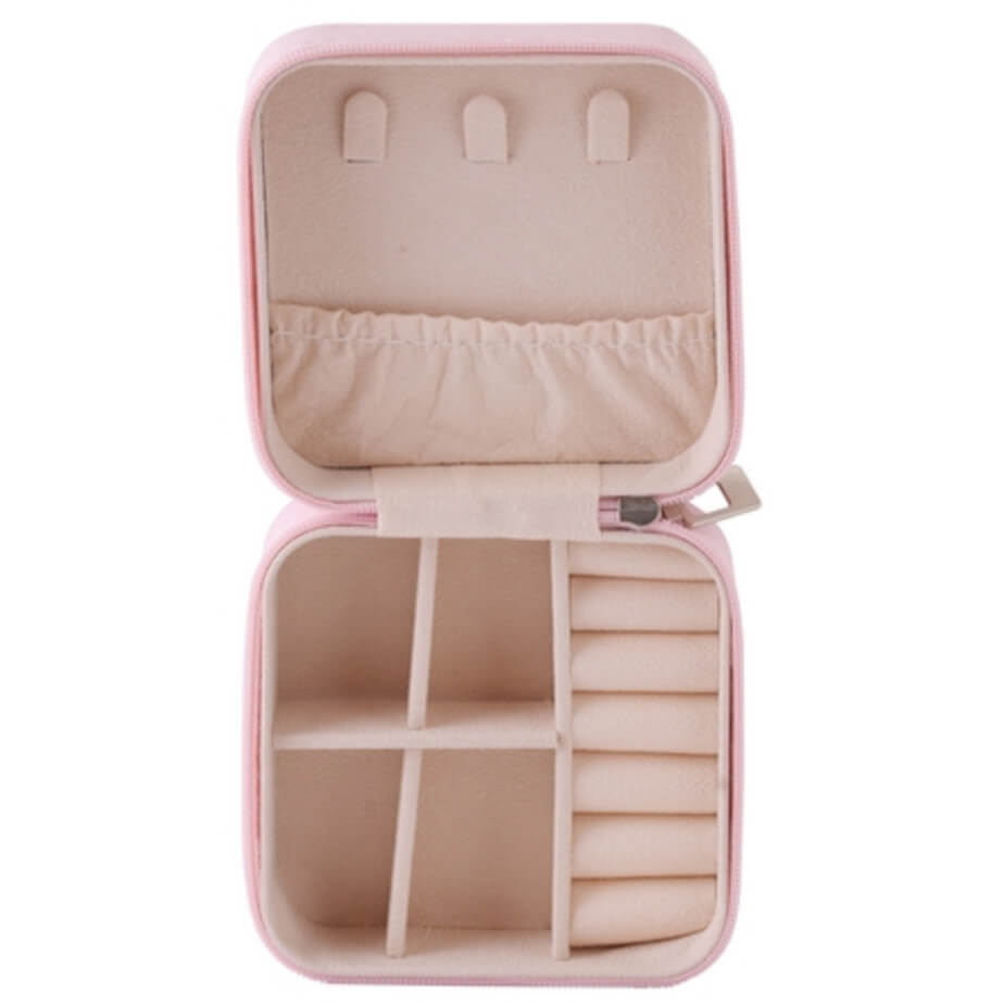 Mini Jewellery Case Pink Top
