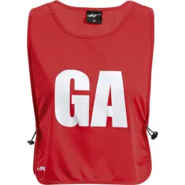 BRT Netball Players Bib Set Of 7 Red Image