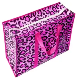 Leopard Print Shopper Bag Top Image