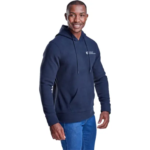 Mens Dawson Polar Fleece Hooded Sweater Model