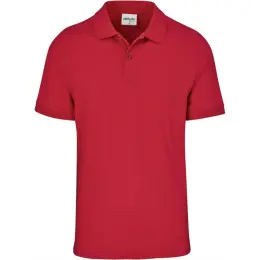Mens Recycled Promo Golf Shirt Red