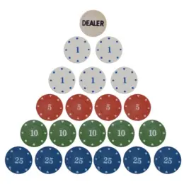 Professional Poker Chips Set Showcase