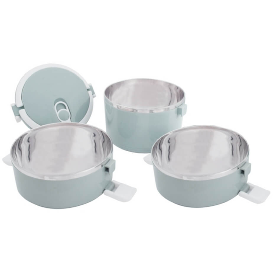 Stackable 3-Layer Lunch Container Set Apart