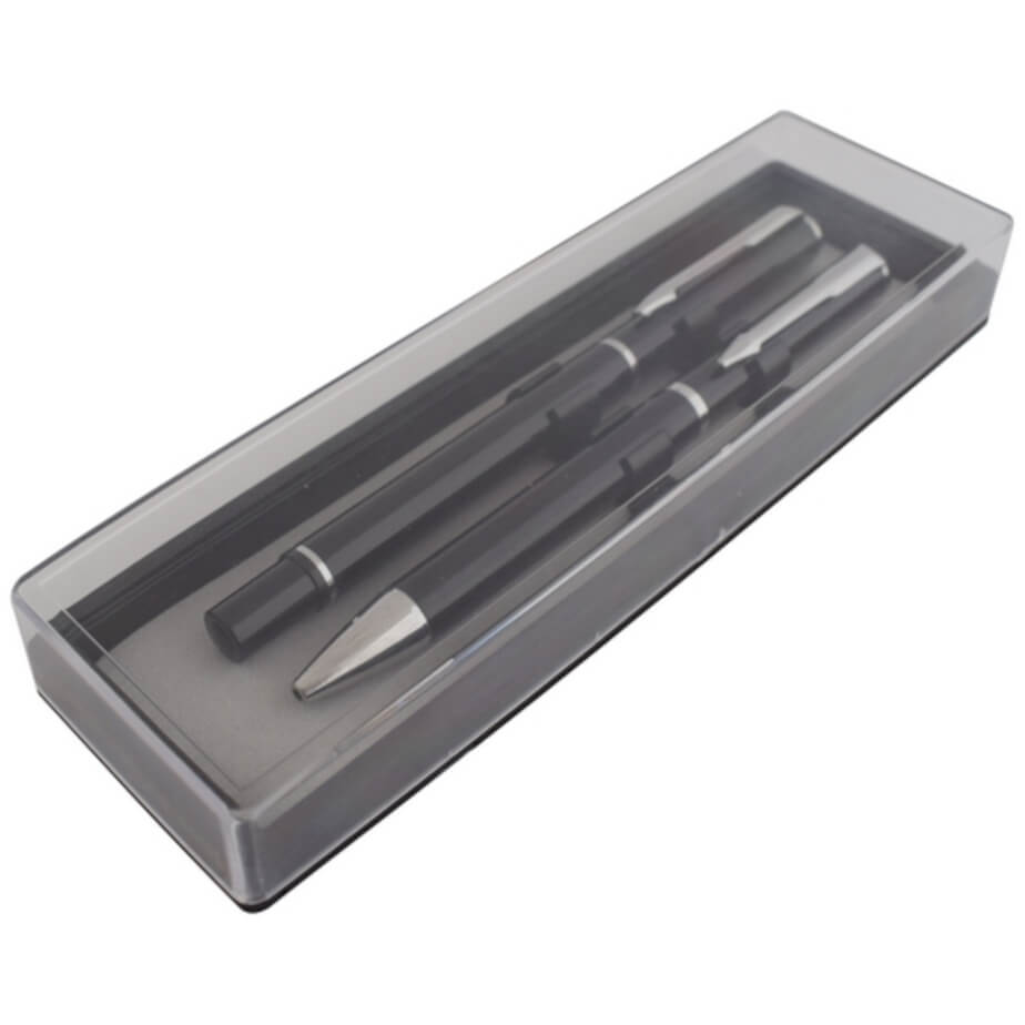 Gleam Roller & Ball Set Pen Set Closed
