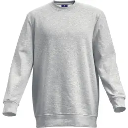 Barron Basic Crew Neck Sweater Grey Melange