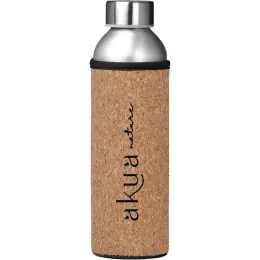 Kooshty Frislia Recycled Aluminium Water Bottle Silver Branded Image