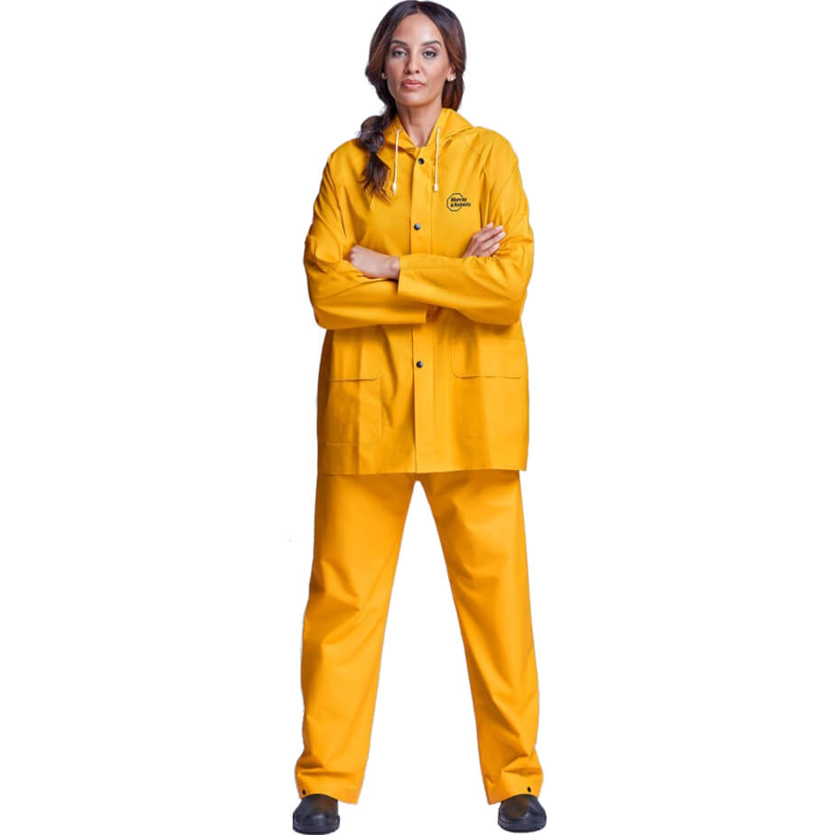 Hurricane Rainsuit Model Woman