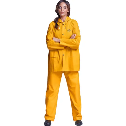 Hurricane Rainsuit Model Woman