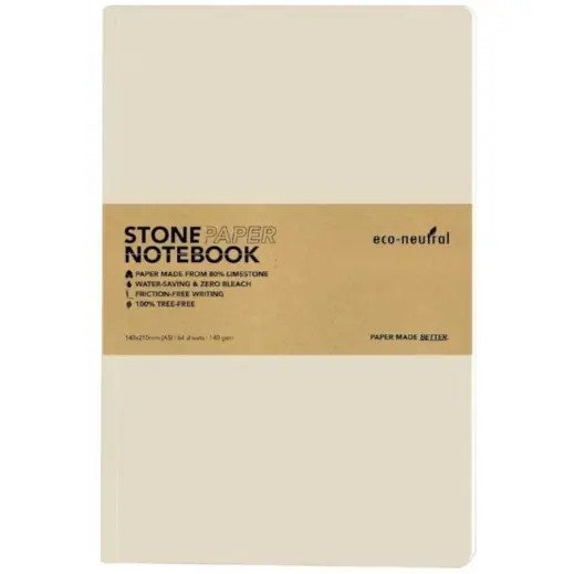 Neya Eco-Neutral Stone Paper Tree-Free Notebook Birch Band